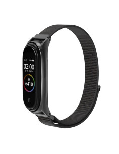 Nylon strap for XIAOMI Mi Band 5 / 6 / 7 black (05)