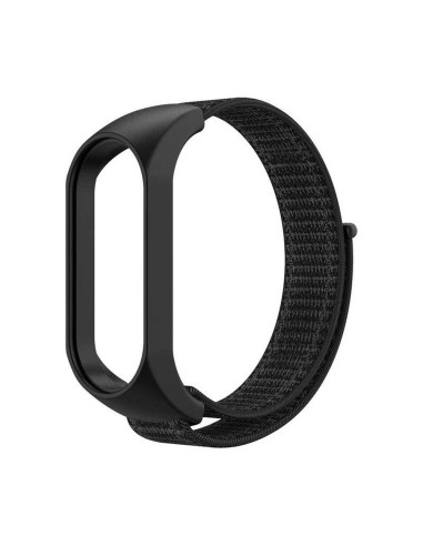 Nylon strap for XIAOMI Mi Band 5 / 6 / 7 black (05)