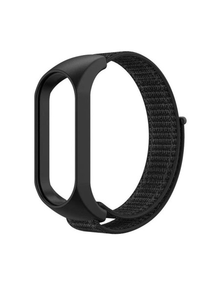 Nylon strap for XIAOMI Mi Band 5 / 6 / 7 black (05)