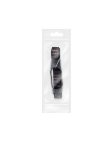 Nylon strap for XIAOMI Mi Band 5 / 6 / 7 black (05)