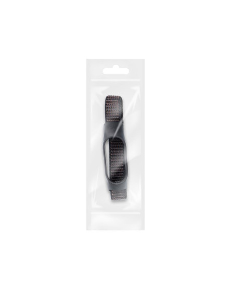 Nylon strap for XIAOMI Mi Band 5 / 6 / 7 black (05)