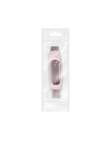 Nylon strap for XIAOMI Mi Band 5 / 6 / 7 pink (07)