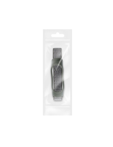 Nylon strap for XIAOMI Mi Band 5 / 6 / 7 grey (19)