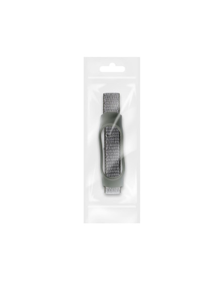 Nylon strap for XIAOMI Mi Band 5 / 6 / 7 grey (19)