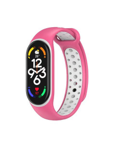 Silicone strap for XIAOMI Mi Band 5 / 6 / 7 pink (07)