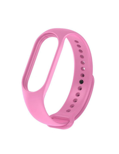 Silicone strap for XIAOMI Mi Band 5 / 6 / 7 pink (37)