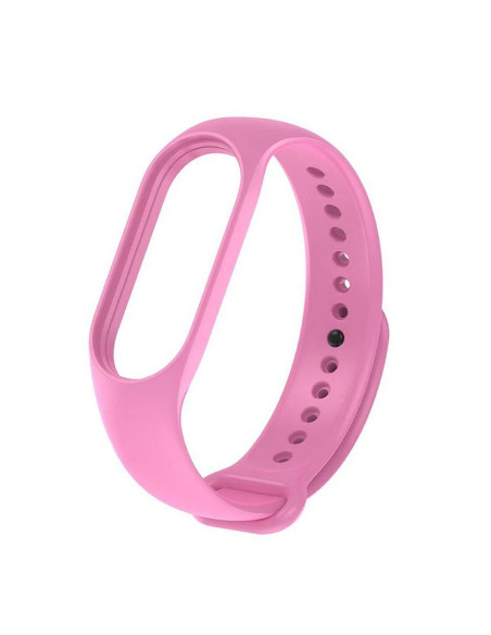 Silicone strap for XIAOMI Mi Band 5 / 6 / 7 pink (37)