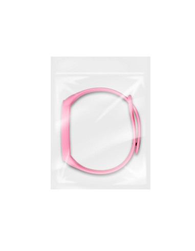 Silicone strap for XIAOMI Mi Band 5 / 6 / 7 pink (37)