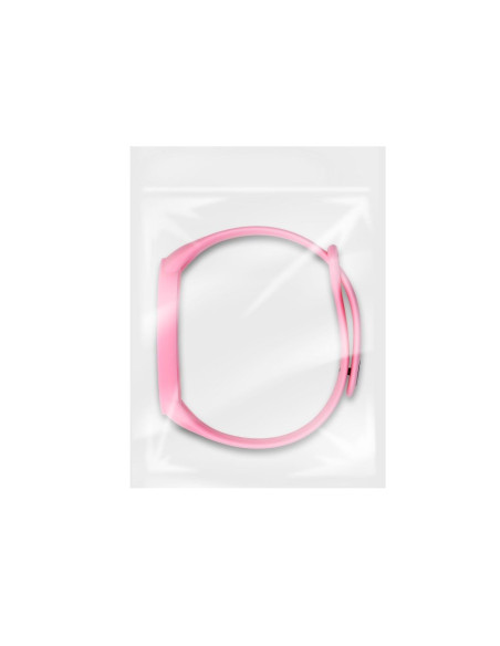 Silicone strap for XIAOMI Mi Band 5 / 6 / 7 pink (37)