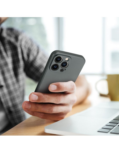 Coque METALLIC pour IPHONE 14 gris
