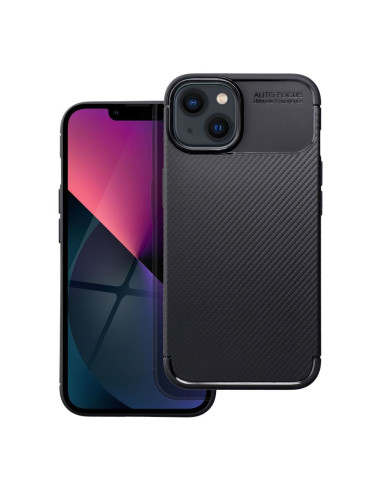 Coque CARBON PREMIUM pour IPHONE 13 noir