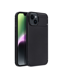 Coque CARBON PREMIUM pour IPHONE 14 noir