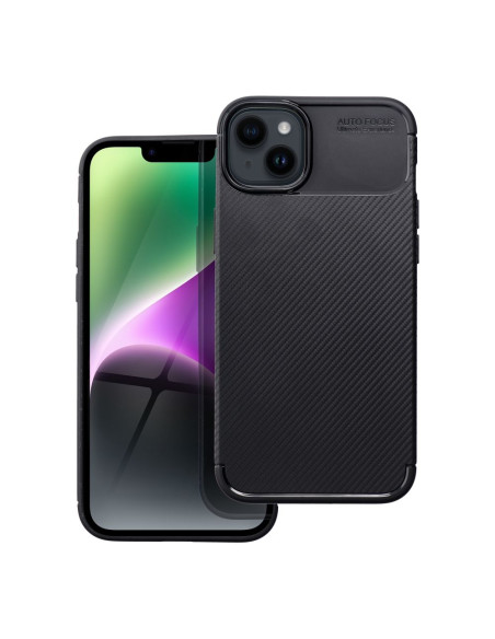 Coque CARBON PREMIUM pour IPHONE 14 Plus noir