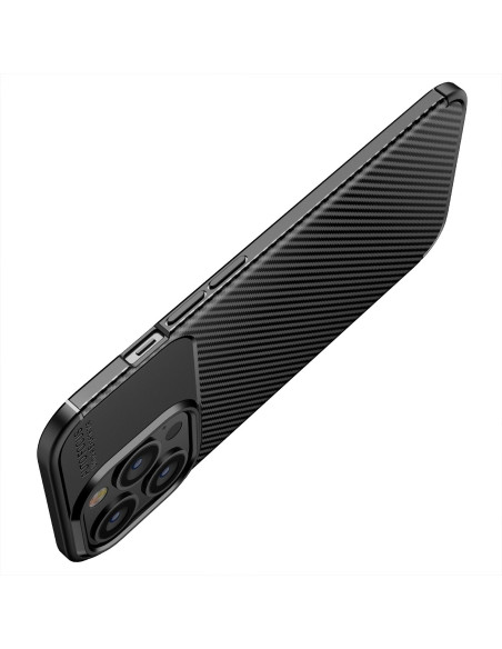 Coque CARBON PREMIUM pour IPHONE 14 Plus noir