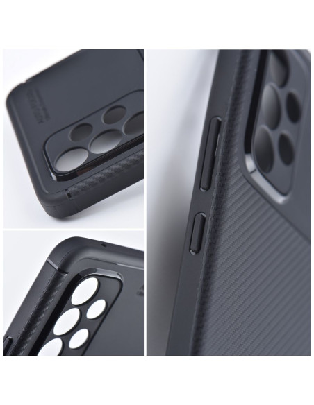 Coque CARBONE PREMIUM pour SAMSUNG A03S noir