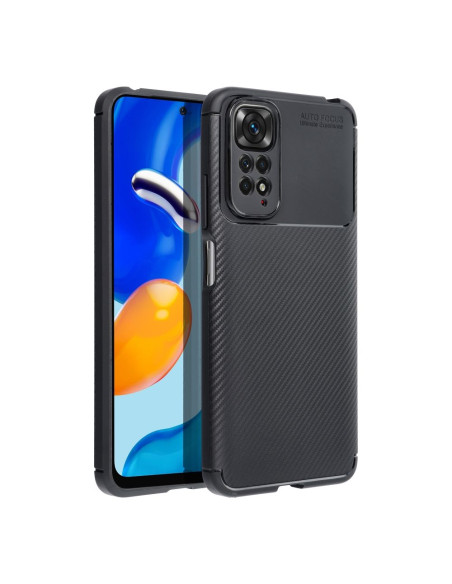 Coque CARBON PREMIUM pour XIAOMI Redmi 10C noir