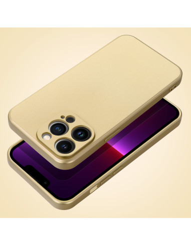 Coque METALLIC pour IPHONE 14 PRO MAX or