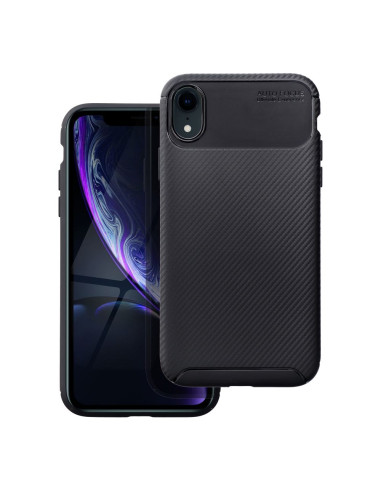 Coque CARBON PREMIUM pour IPHONE XR noir