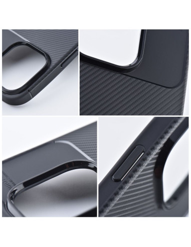 Coque CARBON PREMIUM pour IPHONE XR noir