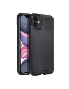 Coque CARBON PREMIUM pour IPHONE 11 noir