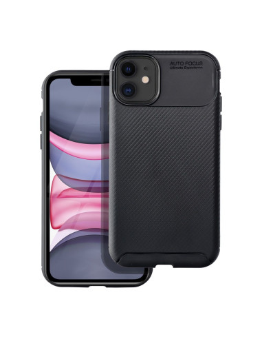 Coque CARBON PREMIUM pour IPHONE 11 noir