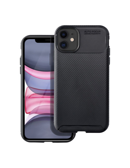Coque CARBON PREMIUM pour IPHONE 11 noir