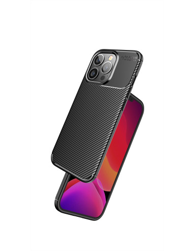 Coque CARBON PREMIUM pour IPHONE 11 Pro noir