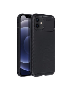 Coque CARBON PREMIUM pour IPHONE 12 / 12 Pro noir