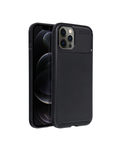 Coque CARBONE PREMIUM pour IPHONE 12 Pro Max noir