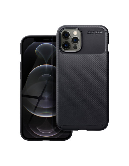 Coque CARBONE PREMIUM pour IPHONE 12 Pro Max noir