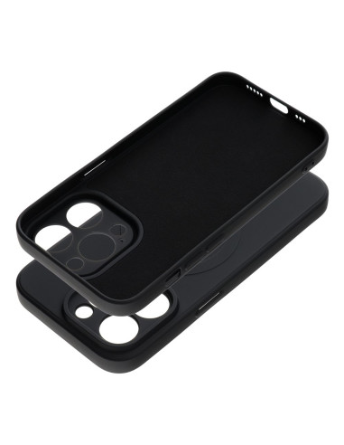 Coque MAG SILICONE compatible avec MagSafe pour IPHONE 14 Pro noir