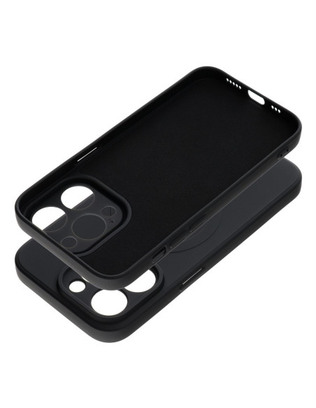 Coque MAG SILICONE compatible avec MagSafe pour IPHONE 14 Pro noir