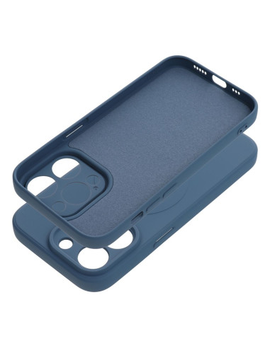 Coque MAG SILICONE compatible avec MagSafe pour IPHONE 14 Pro bleu
