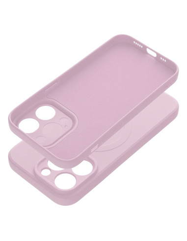 Coque MAG SILICONE compatible avec MagSafe pour IPHONE 14 Pro rose