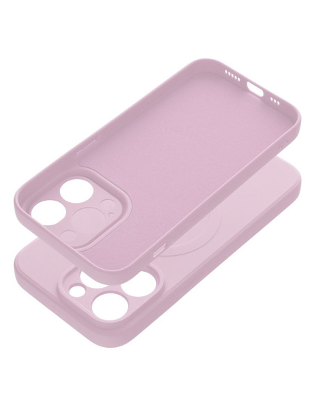 Coque MAG SILICONE compatible avec MagSafe pour IPHONE 14 Pro rose