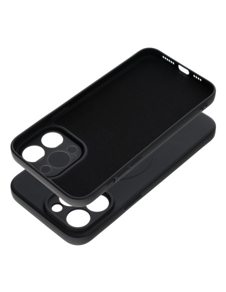 SILICONE MAG COVER compatible avec MagSafe pour IPHONE 14 Pro Max noir