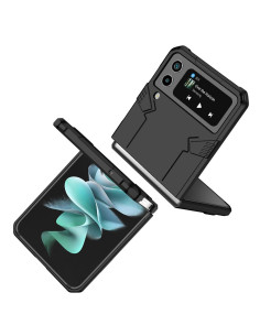 Coque MECHA pour SAMSUNG Galaxy Z Flip 3 5G noir 2