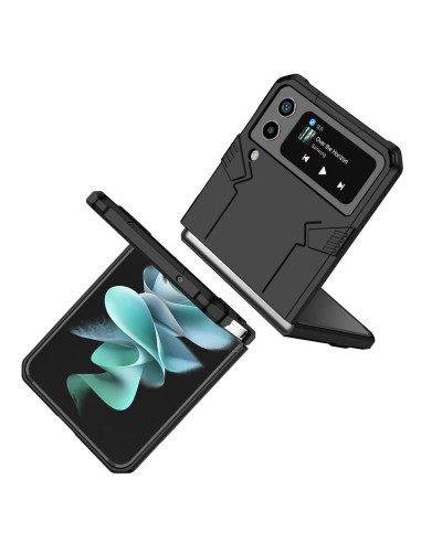 Coque MECHA pour SAMSUNG Galaxy Z Flip 3 5G noir