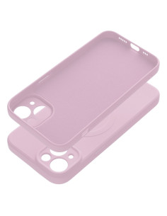 SILICONE MAG COVER compatible avec MagSafe pour IPHONE 14 rose 2