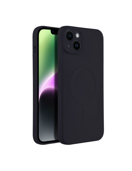 SILICONE MAG COVER compatible avec MagSafe pour IPHONE 14 Plus noir