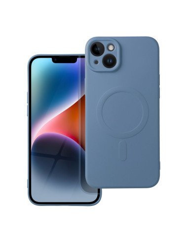 SILICONE MAG COVER compatible avec MagSafe pour IPHONE 14 Plus Coque