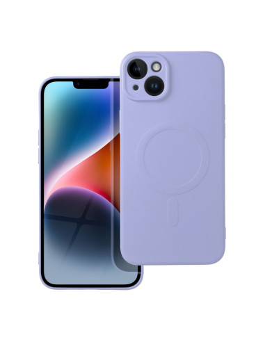 SILICONE MAG COVER compatible avec MagSafe pour IPHONE 14 Plus Coque