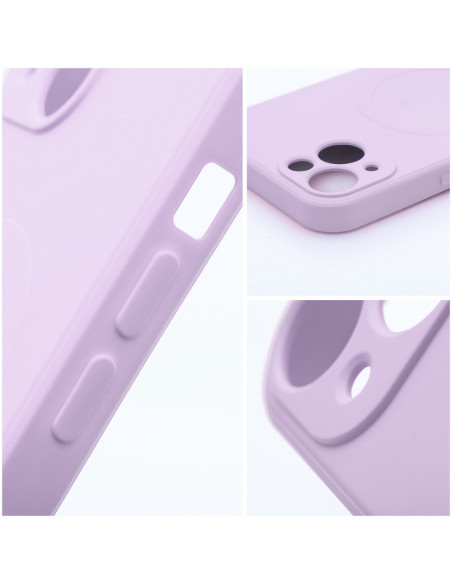 SILICONE MAG COVER compatible avec MagSafe pour IPHONE 14 Plus Coque