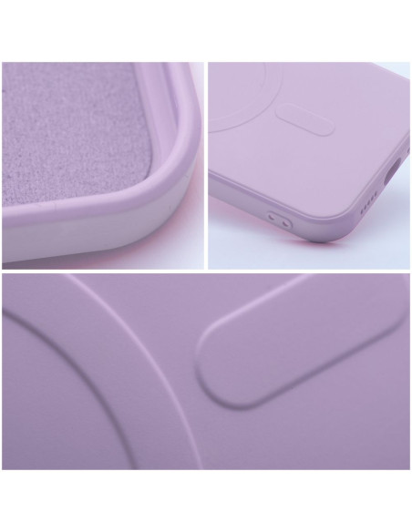 SILICONE MAG COVER compatible avec MagSafe pour IPHONE 14 Plus Coque