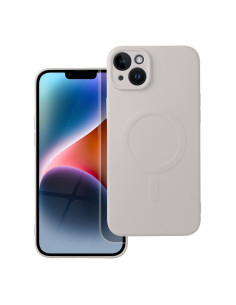 SILICONE MAG COVER compatible avec MagSafe pour IPHONE 14 Plus blanc