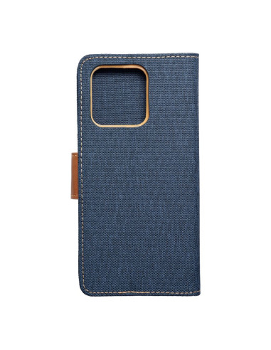 Etui Canvas pour XIAOMI Redmi 10C bleu marine