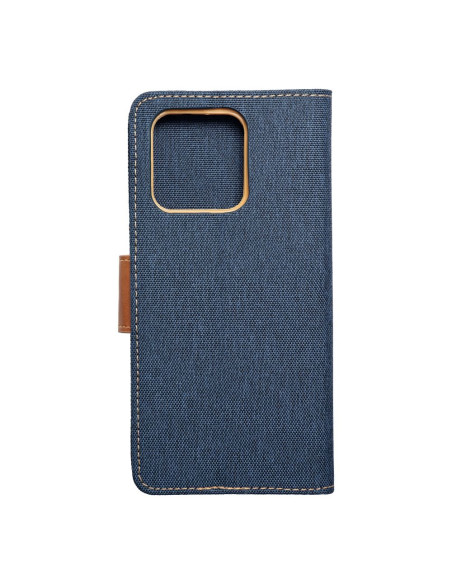 Etui Canvas pour XIAOMI Redmi 10C bleu marine
