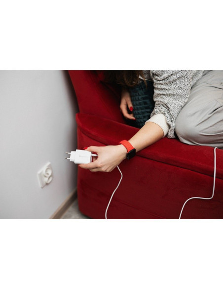 Chargeur secteur Forcell avec cable USB type C - 3A 35W avec fonctions de charge PD et Quick Charge 4.0