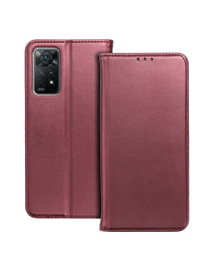 SMART MAGNETO Book case for MOTOROLA E22 / E22i burgundy 2