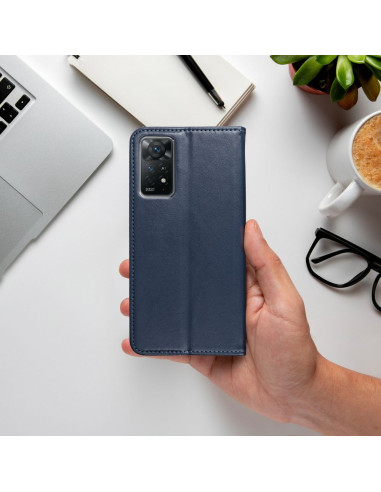 SMART MAGNETO Book case for MOTOROLA G72 navy